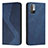 Funda de Cuero Cartera con Soporte Carcasa H03X para Xiaomi Redmi Note 10T 5G Azul