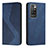 Funda de Cuero Cartera con Soporte Carcasa H03X para Xiaomi Redmi Note 11 4G (2021) Azul