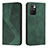 Funda de Cuero Cartera con Soporte Carcasa H03X para Xiaomi Redmi Note 11S 4G Verde