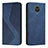 Funda de Cuero Cartera con Soporte Carcasa H03X para Xiaomi Redmi Note 9 Pro Max Azul