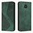 Funda de Cuero Cartera con Soporte Carcasa H03X para Xiaomi Redmi Note 9 Pro Verde