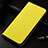 Funda de Cuero Cartera con Soporte Carcasa H04 para Apple iPhone 13 Amarillo