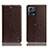 Funda de Cuero Cartera con Soporte Carcasa H04P para Motorola Moto Edge S30 Pro 5G Marron