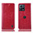 Funda de Cuero Cartera con Soporte Carcasa H04P para Motorola Moto S30 Pro 5G Rojo