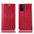 Funda de Cuero Cartera con Soporte Carcasa H04P para OnePlus Nord N200 5G Rojo