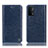 Funda de Cuero Cartera con Soporte Carcasa H04P para Oppo A74 5G Azul