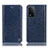 Funda de Cuero Cartera con Soporte Carcasa H04P para Oppo A93s 5G Azul