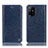 Funda de Cuero Cartera con Soporte Carcasa H04P para Oppo A94 5G Azul