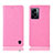 Funda de Cuero Cartera con Soporte Carcasa H04P para Oppo K10 5G India Rosa