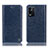 Funda de Cuero Cartera con Soporte Carcasa H04P para Oppo K9X 5G Azul