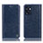 Funda de Cuero Cartera con Soporte Carcasa H04P para Oppo Reno7 SE 5G Azul