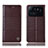 Funda de Cuero Cartera con Soporte Carcasa H04P para Xiaomi Mi 11 Ultra 5G Marron