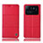 Funda de Cuero Cartera con Soporte Carcasa H04P para Xiaomi Mi 11 Ultra 5G Rojo