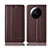 Funda de Cuero Cartera con Soporte Carcasa H04P para Xiaomi Mi 12 Ultra 5G Marron