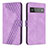 Funda de Cuero Cartera con Soporte Carcasa H04X para Google Pixel 6 Pro 5G Morado