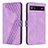 Funda de Cuero Cartera con Soporte Carcasa H04X para Google Pixel 6a 5G Morado