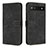 Funda de Cuero Cartera con Soporte Carcasa H04X para Google Pixel 6a 5G Negro