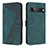 Funda de Cuero Cartera con Soporte Carcasa H04X para Google Pixel 7 Pro 5G Verde