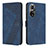 Funda de Cuero Cartera con Soporte Carcasa H04X para Huawei Honor 50 5G Azul