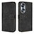 Funda de Cuero Cartera con Soporte Carcasa H04X para Huawei Honor X7b Negro