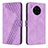 Funda de Cuero Cartera con Soporte Carcasa H04X para Huawei Nova 8i Morado