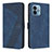 Funda de Cuero Cartera con Soporte Carcasa H04X para Motorola Moto G 5G (2023) Azul