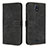 Funda de Cuero Cartera con Soporte Carcasa H04X para Nokia C100 Negro