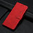 Funda de Cuero Cartera con Soporte Carcasa H04X para Nothing Phone 1 Rojo