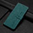 Funda de Cuero Cartera con Soporte Carcasa H04X para Nothing Phone 1 Verde