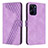 Funda de Cuero Cartera con Soporte Carcasa H04X para Realme 10 4G Morado