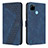 Funda de Cuero Cartera con Soporte Carcasa H04X para Realme C25Y India Azul