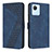 Funda de Cuero Cartera con Soporte Carcasa H04X para Realme C30 Azul