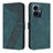 Funda de Cuero Cartera con Soporte Carcasa H04X para Vivo iQOO Z6 Lite 5G Verde