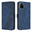 Funda de Cuero Cartera con Soporte Carcasa H04X para Vivo Y01A Azul