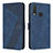 Funda de Cuero Cartera con Soporte Carcasa H04X para Vivo Y11 Azul