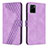 Funda de Cuero Cartera con Soporte Carcasa H04X para Vivo Y15A Morado