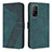 Funda de Cuero Cartera con Soporte Carcasa H04X para Xiaomi Mi 10T 5G Verde