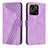 Funda de Cuero Cartera con Soporte Carcasa H04X para Xiaomi POCO C3 Morado