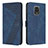 Funda de Cuero Cartera con Soporte Carcasa H04X para Xiaomi Poco M2 Pro Azul