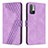 Funda de Cuero Cartera con Soporte Carcasa H04X para Xiaomi POCO M3 Pro 5G Morado