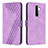 Funda de Cuero Cartera con Soporte Carcasa H04X para Xiaomi Redmi 9 Prime India Morado