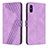 Funda de Cuero Cartera con Soporte Carcasa H04X para Xiaomi Redmi 9A Morado