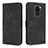 Funda de Cuero Cartera con Soporte Carcasa H04X para Xiaomi Redmi Note 9 Negro