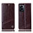 Funda de Cuero Cartera con Soporte Carcasa H05P para OnePlus Nord N300 5G Marron