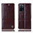 Funda de Cuero Cartera con Soporte Carcasa H05P para Oppo A55 5G Marron