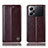 Funda de Cuero Cartera con Soporte Carcasa H05P para Oppo K10 Pro 5G Marron