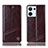 Funda de Cuero Cartera con Soporte Carcasa H05P para Oppo Reno9 5G Marron