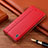 Funda de Cuero Cartera con Soporte Carcasa H05P para Samsung Galaxy S21 Plus 5G Rojo