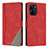 Funda de Cuero Cartera con Soporte Carcasa H05X para Realme 10 4G Rojo