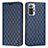 Funda de Cuero Cartera con Soporte Carcasa H05X para Xiaomi Redmi Note 10 Pro 4G Azul